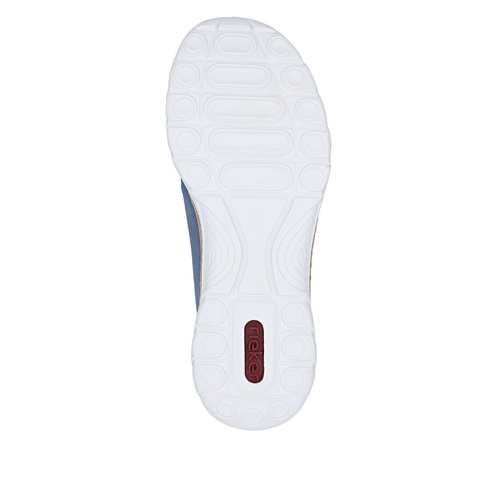 Rieker Womens Fashion Slip On Trainers | Blue