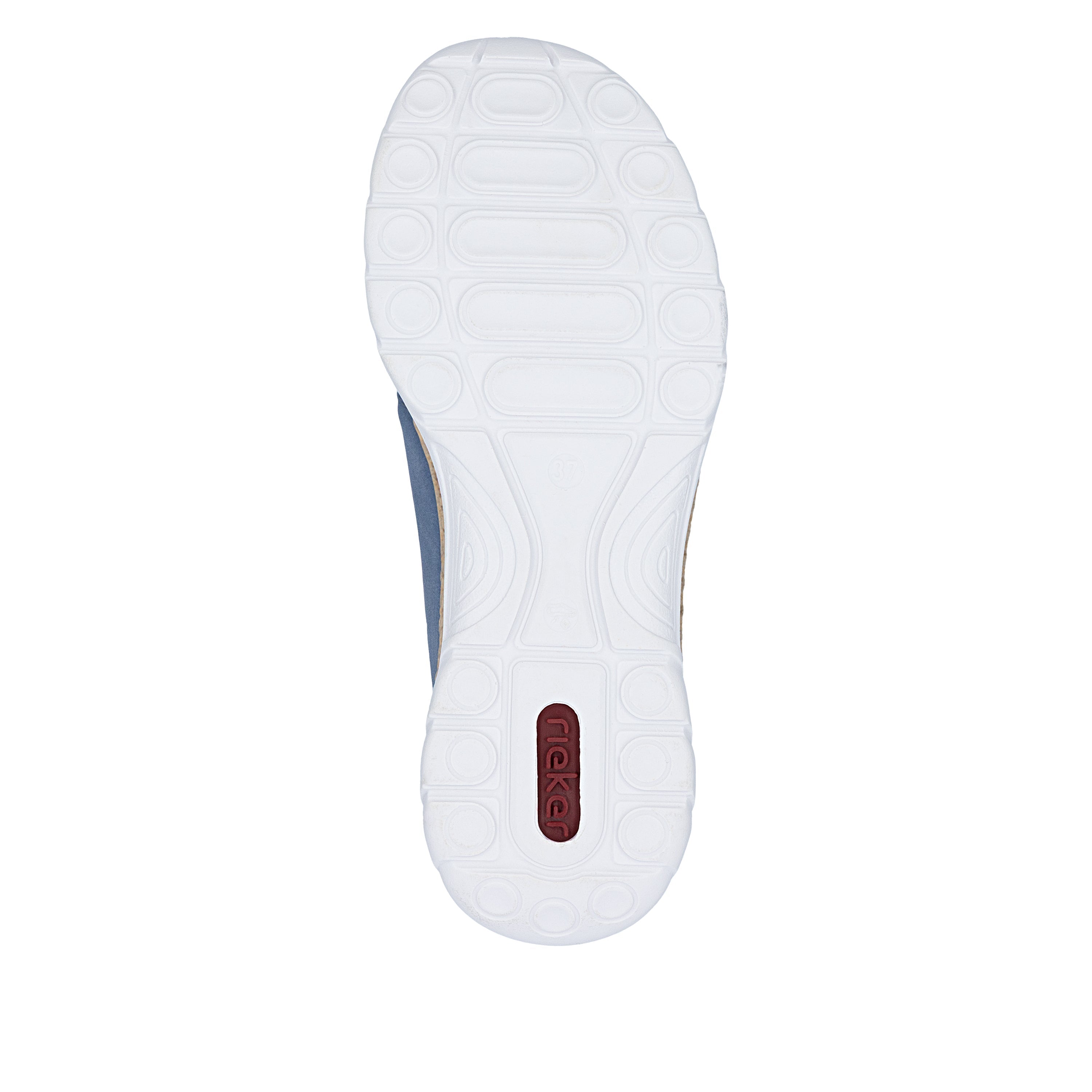 Rieker Womens Fashion Slip On Trainers | Blue