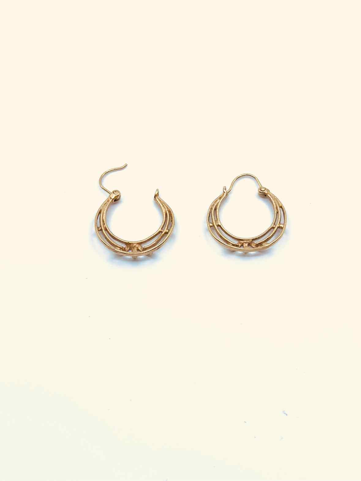 Fine Jewelry Gold Pierced Earrings