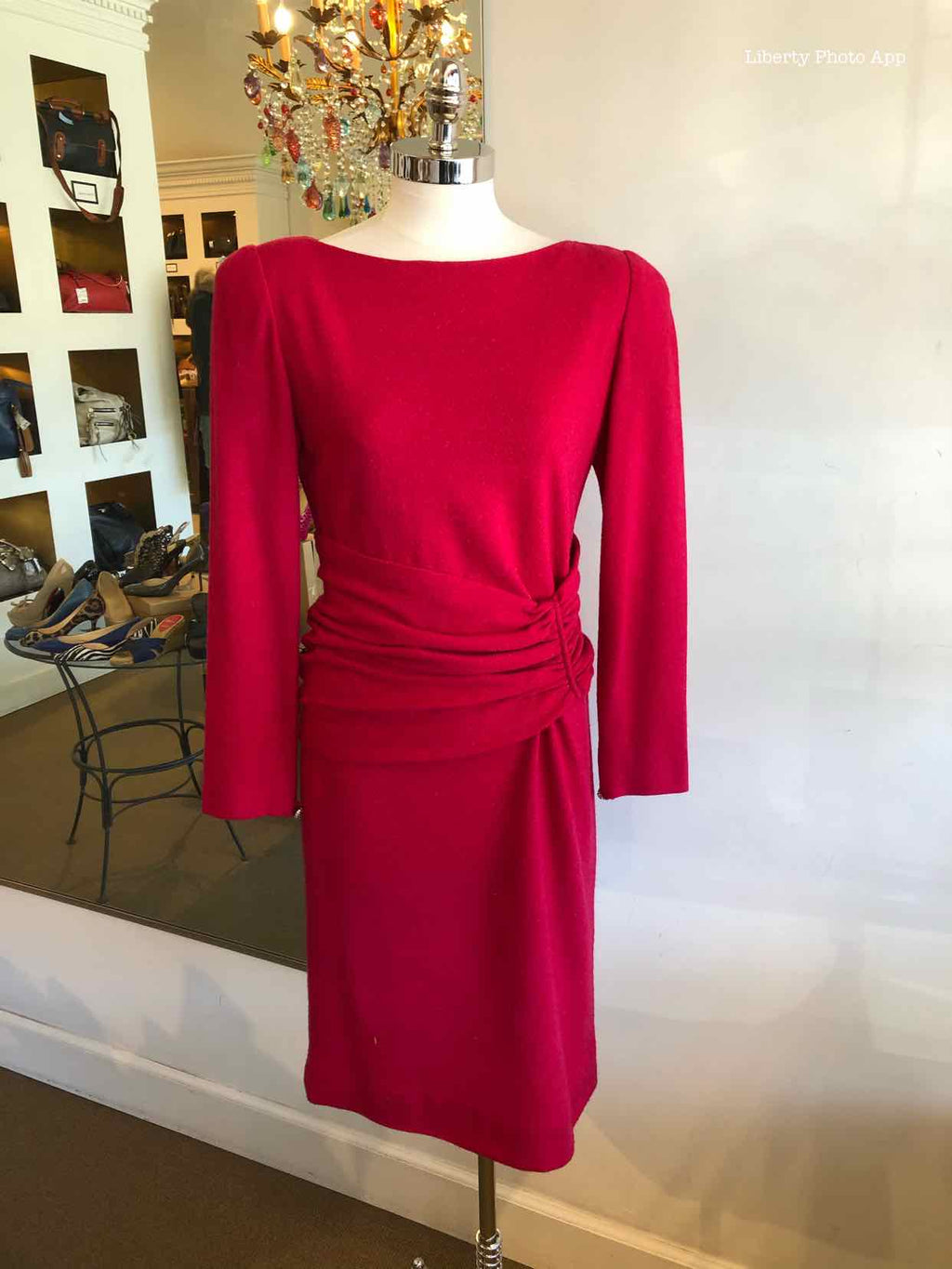 CAROLYNE ROEHM Fuschia Ruched Dress | 6