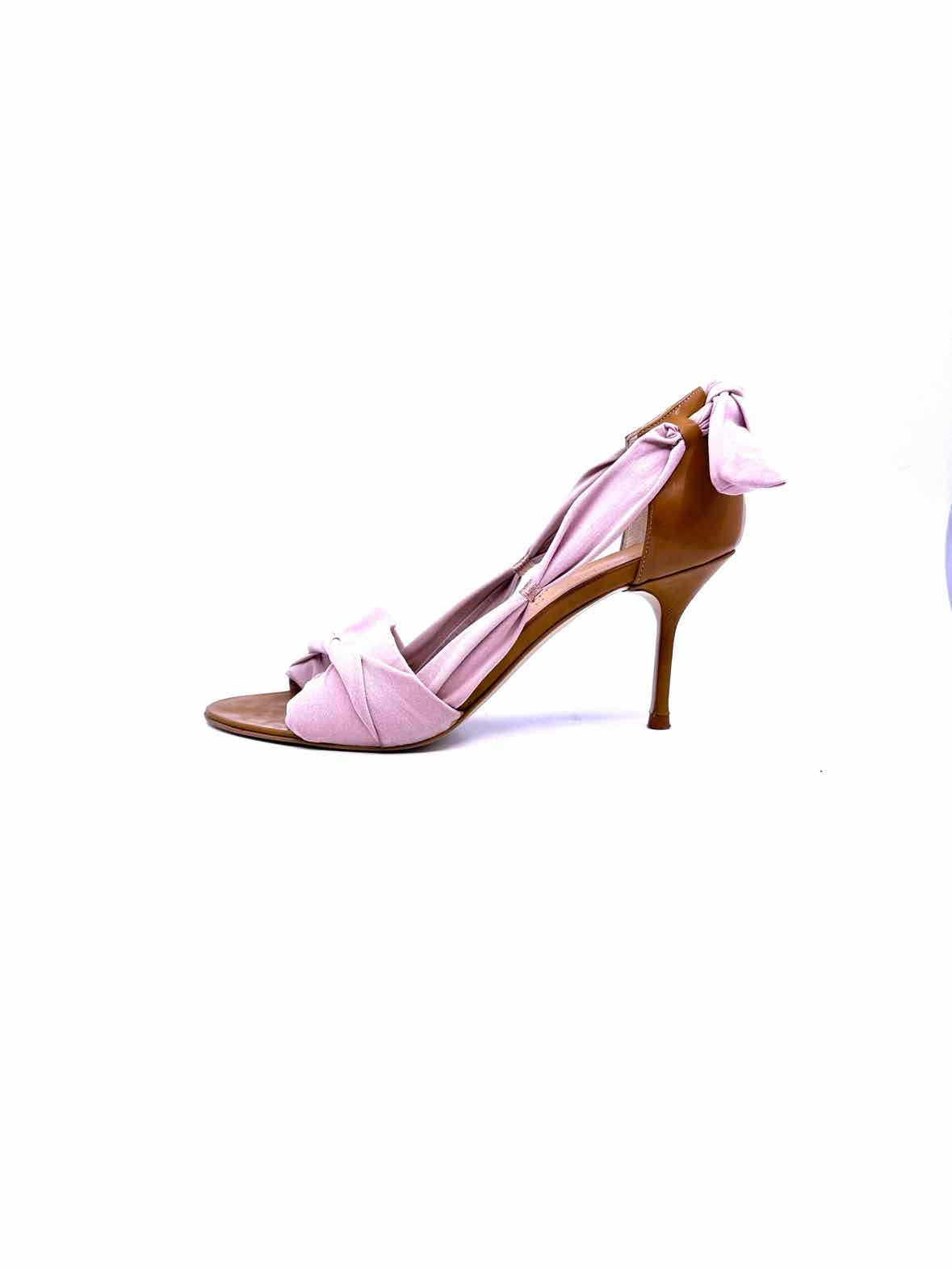 STELLA MCCARTNEY Size 7 Pink Fabric Sandals