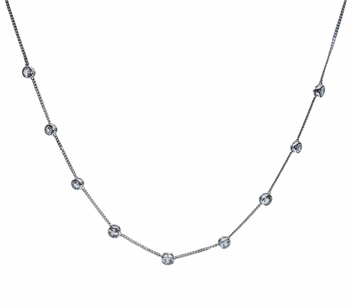 BALESTRA 18K White Gold Necklace