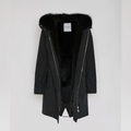 Yves Salomon Parka - Noir
