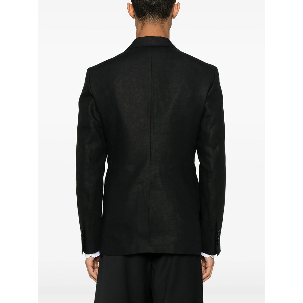 Double-breasted Linen Jacket
