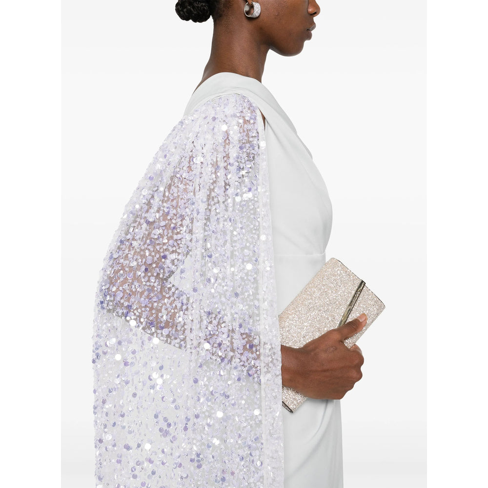 Grey Heather One-shoulder Gown