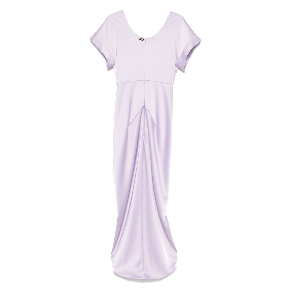 Lilac V Neck Drapery Top