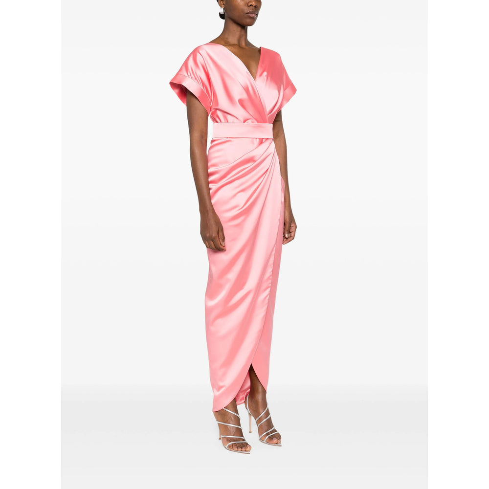 Draped V-neck Top