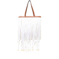 Light Beige Calf Leather Classic Tote
