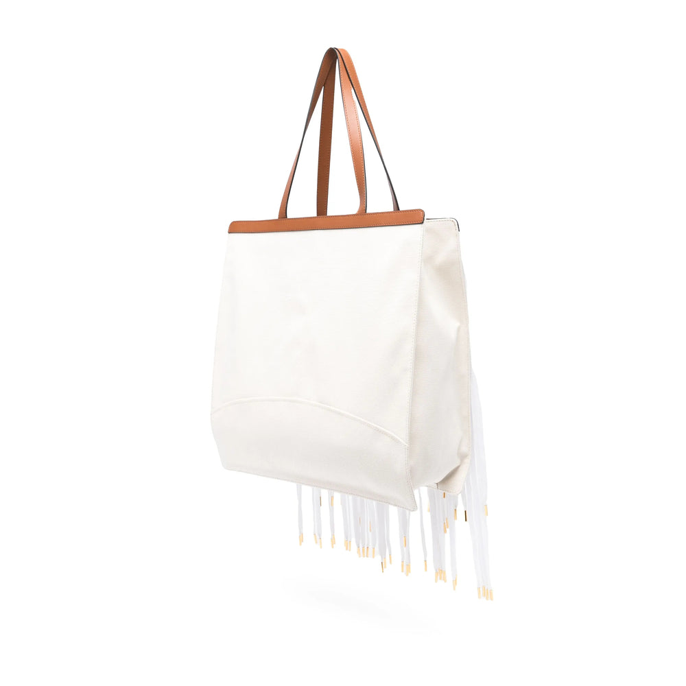 Light Beige Calf Leather Classic Tote