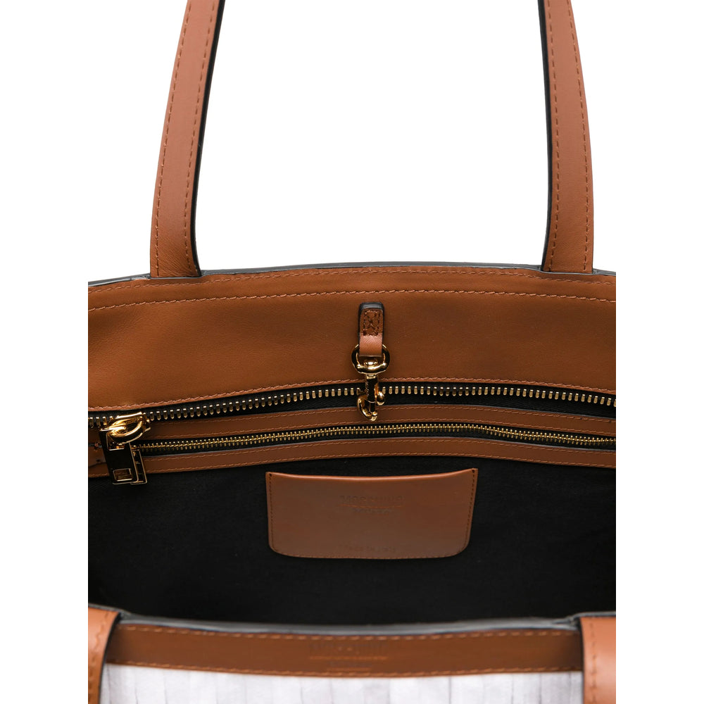 Light Beige Calf Leather Classic Tote