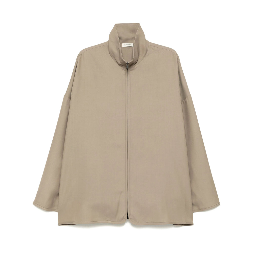Warm Brown Drop Shoulder Sweater