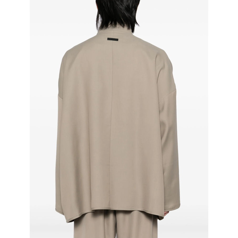 Warm Brown Drop Shoulder Sweater