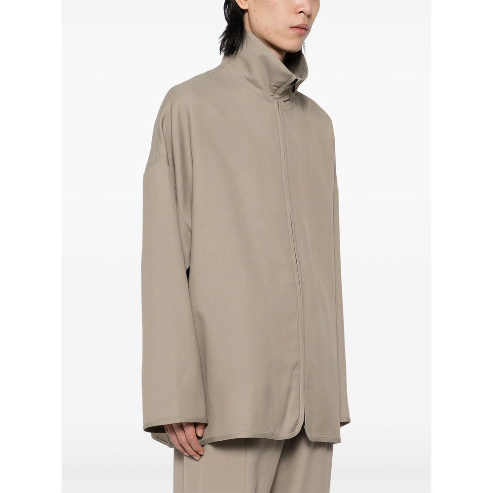 Warm Brown Drop Shoulder Sweater