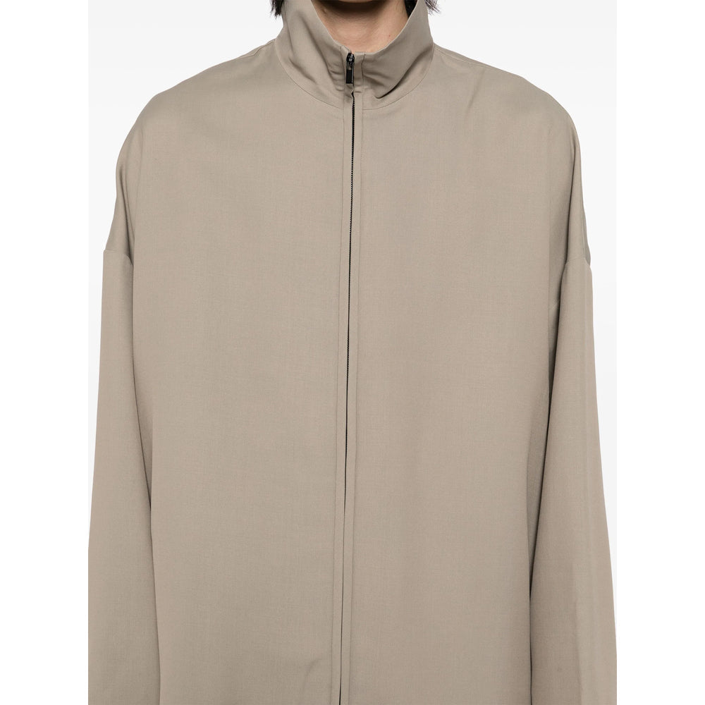 Warm Brown Drop Shoulder Sweater