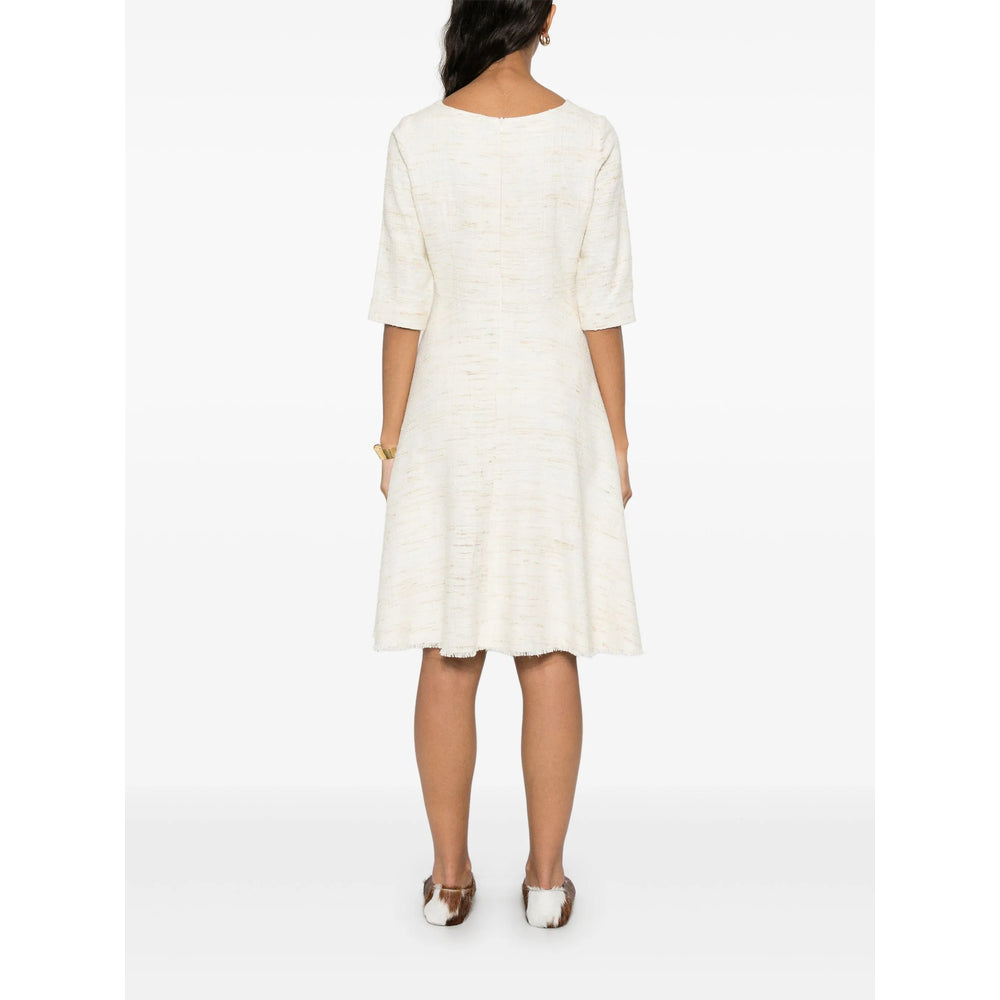Silk Viscose Mock Neck