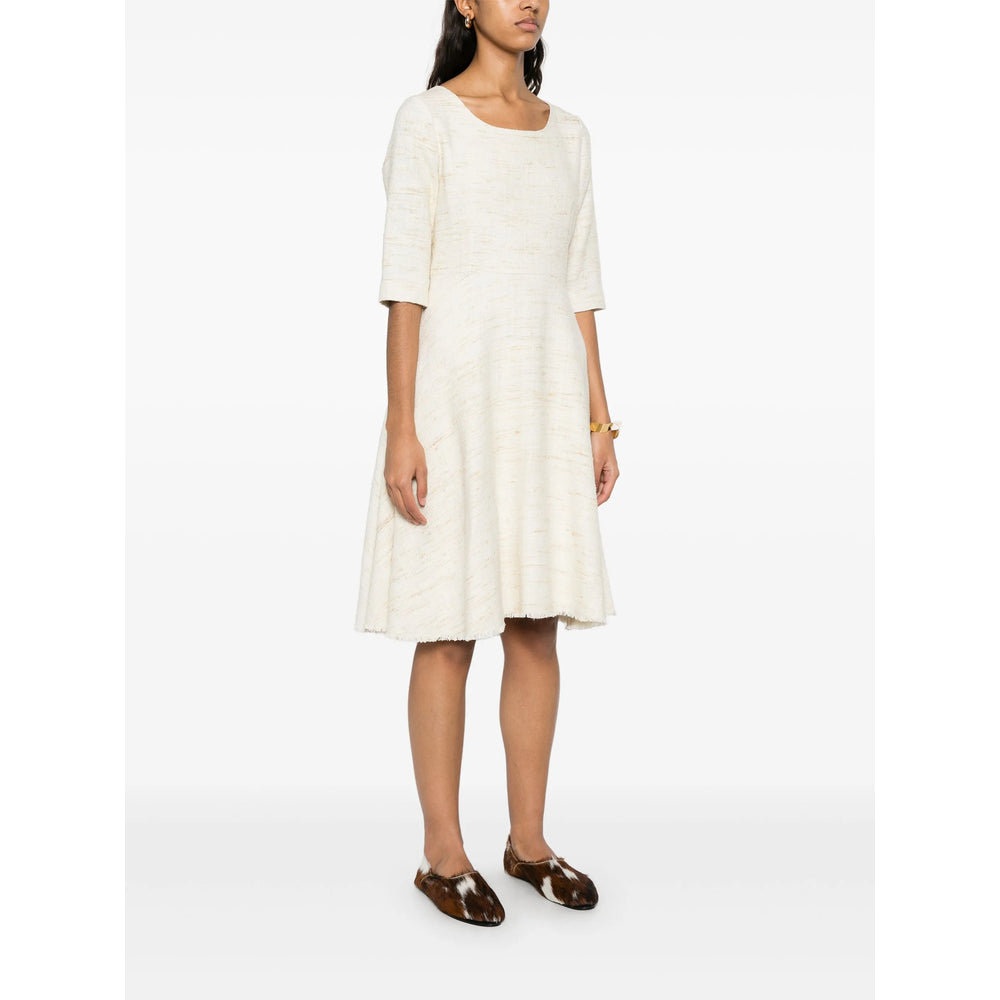 Silk Viscose Mock Neck