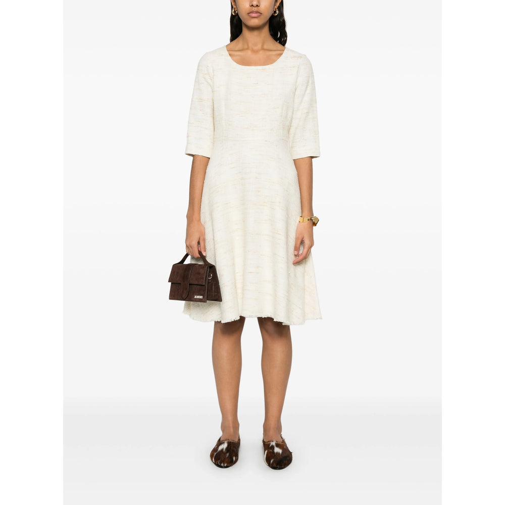 Silk Viscose Mock Neck
