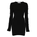 Ribbed Rhinestone Blouse