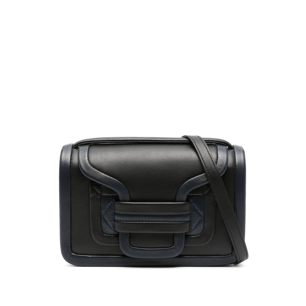 Black Navy Double Face Tote
