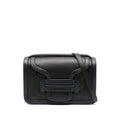 Black Navy Double Face Tote