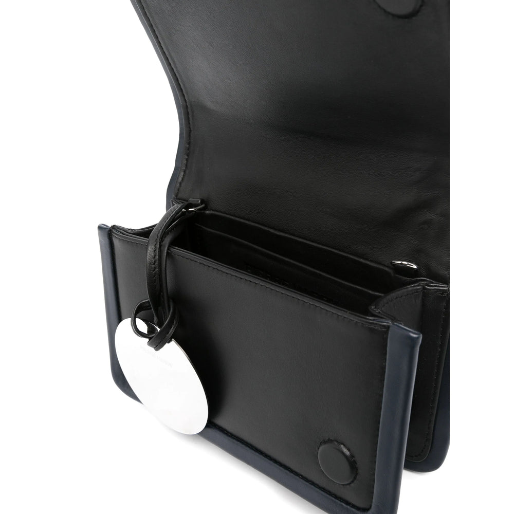 Black Navy Double Face Tote