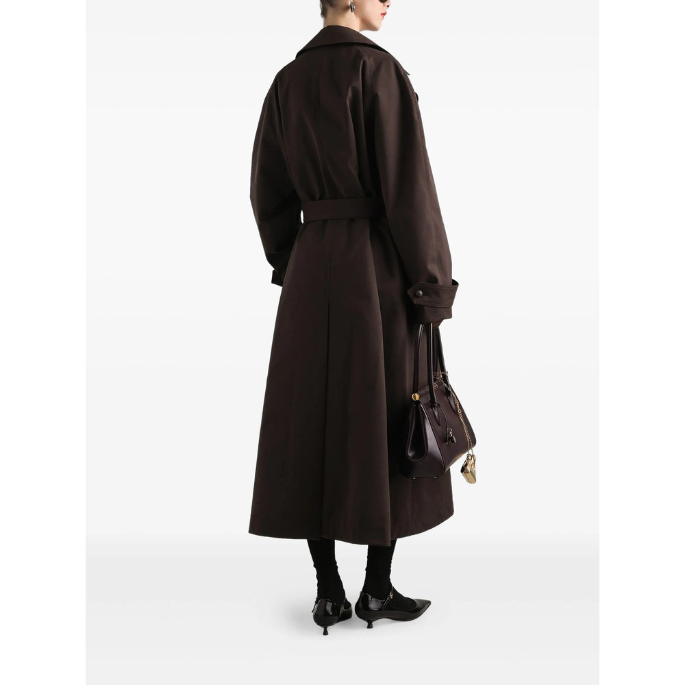 Brown Double-breasted Coat