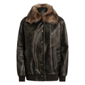Brown Calfskin Work Jacket
