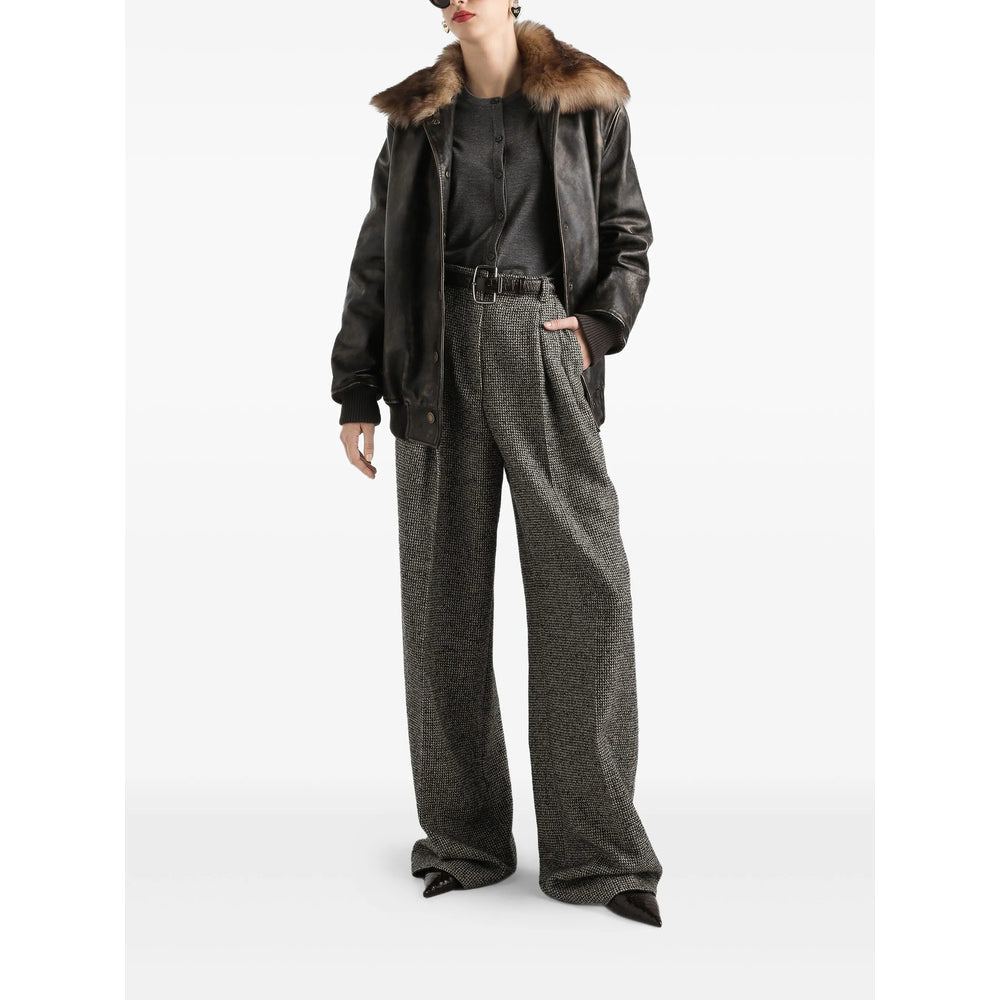 Brown Calfskin Work Jacket
