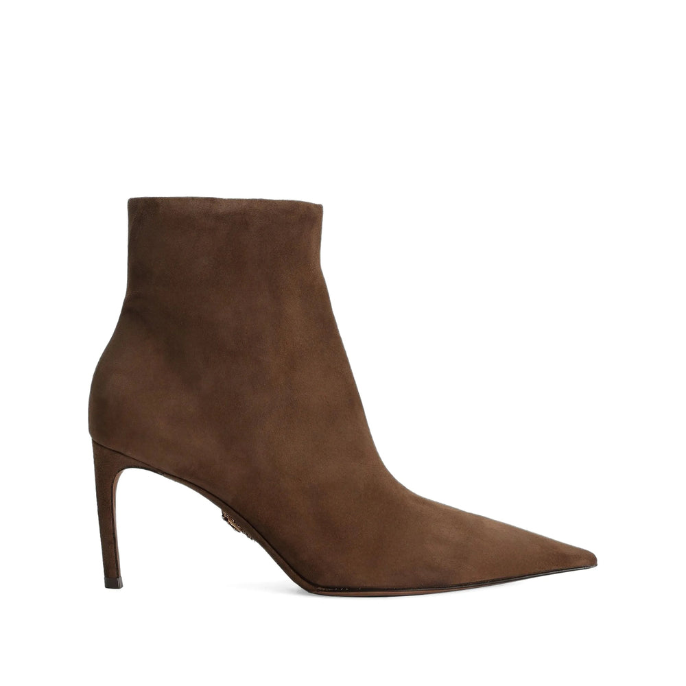 Chic Brown Suede Stiletto