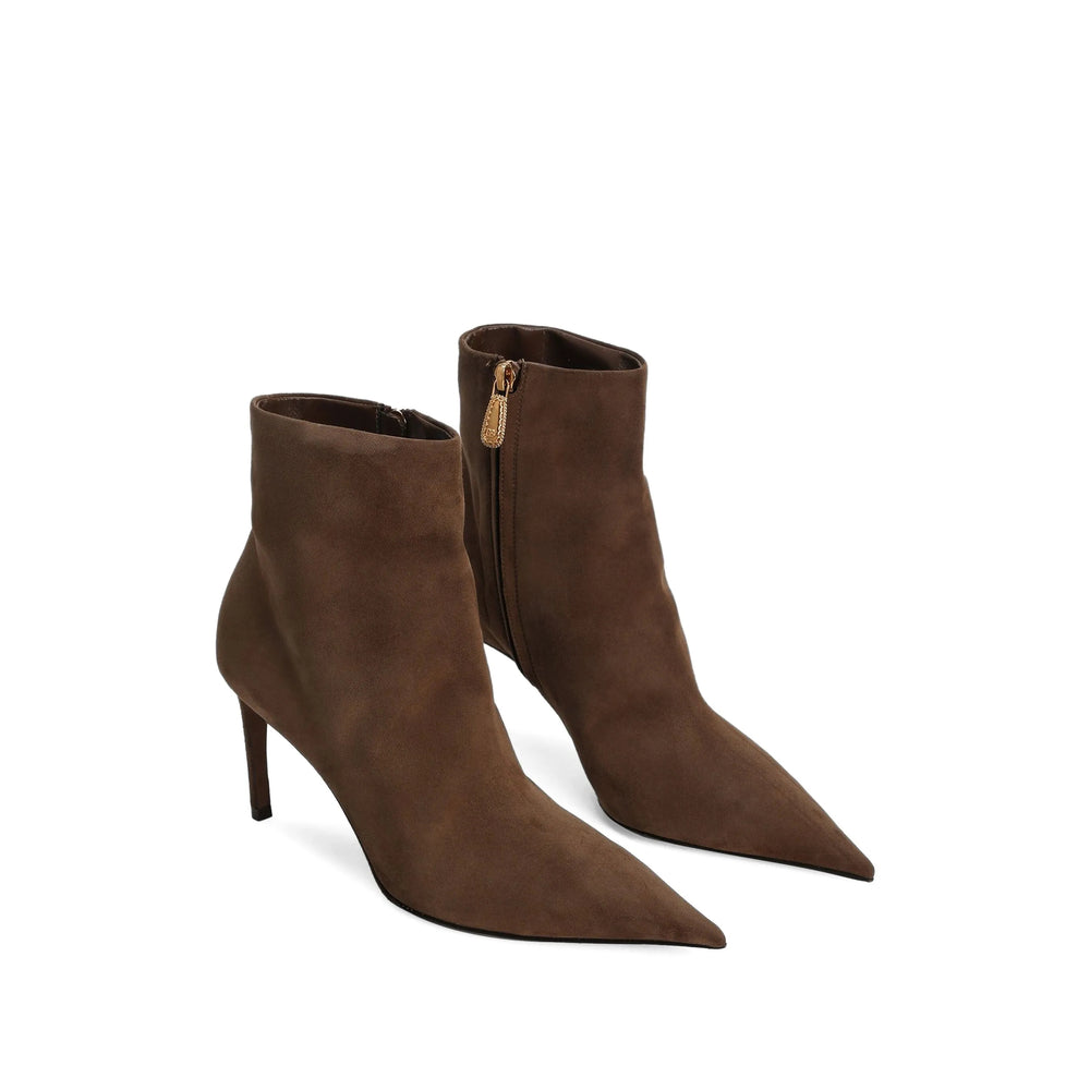 Chic Brown Suede Stiletto