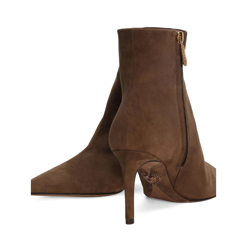 Chic Brown Suede Stiletto