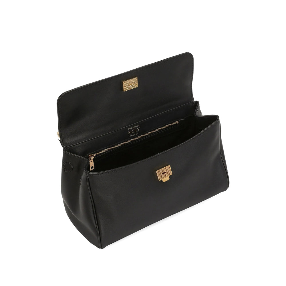 Secure All-black Shoulder Bag