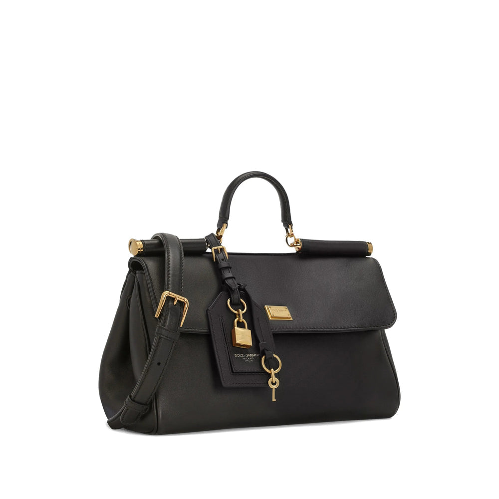 Secure All-black Shoulder Bag