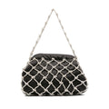 Satin Net Clasp Bag