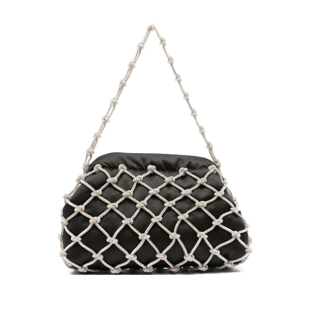 Satin Net Clasp Bag