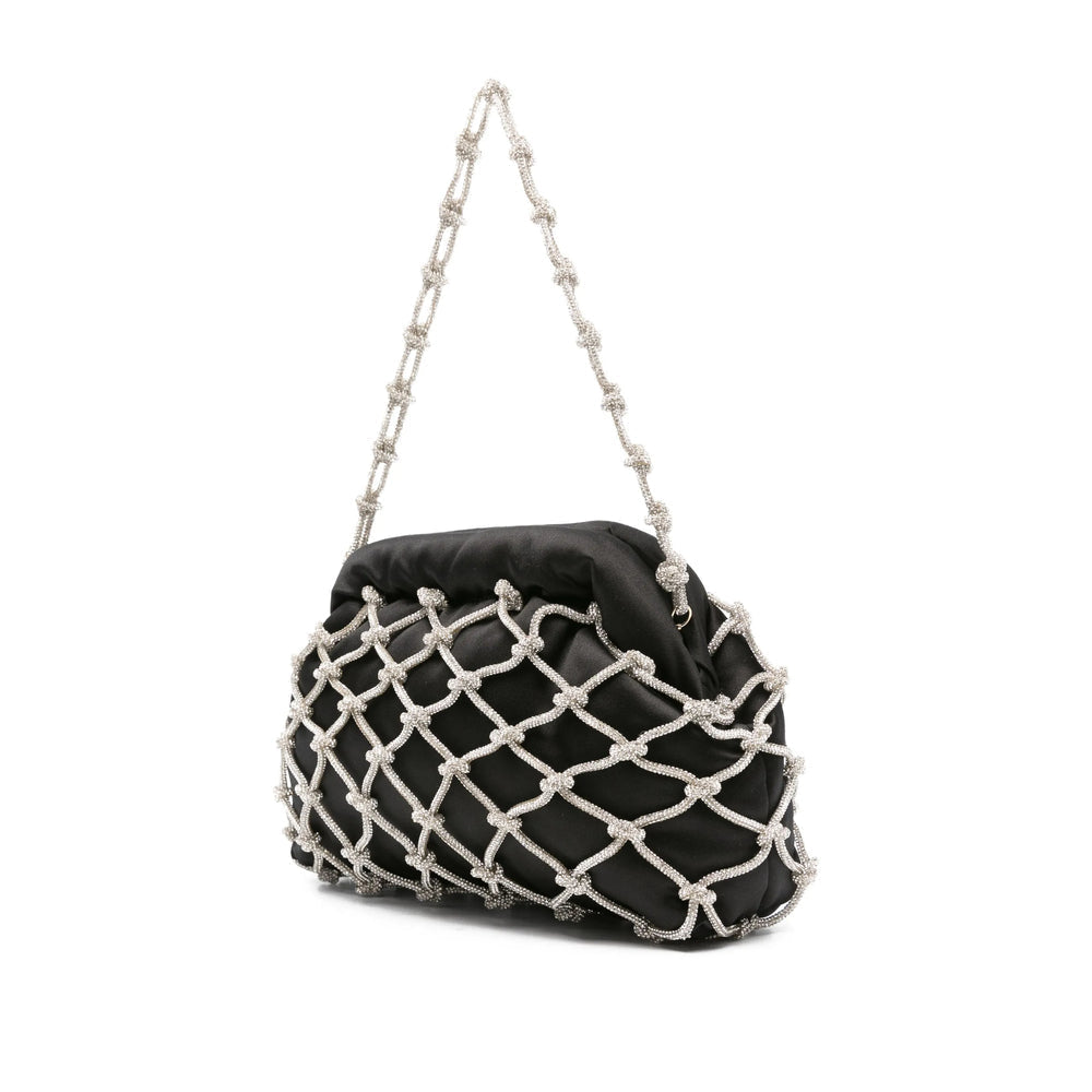 Satin Net Clasp Bag