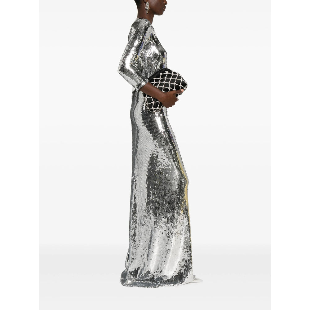 Satin Net Clasp Bag