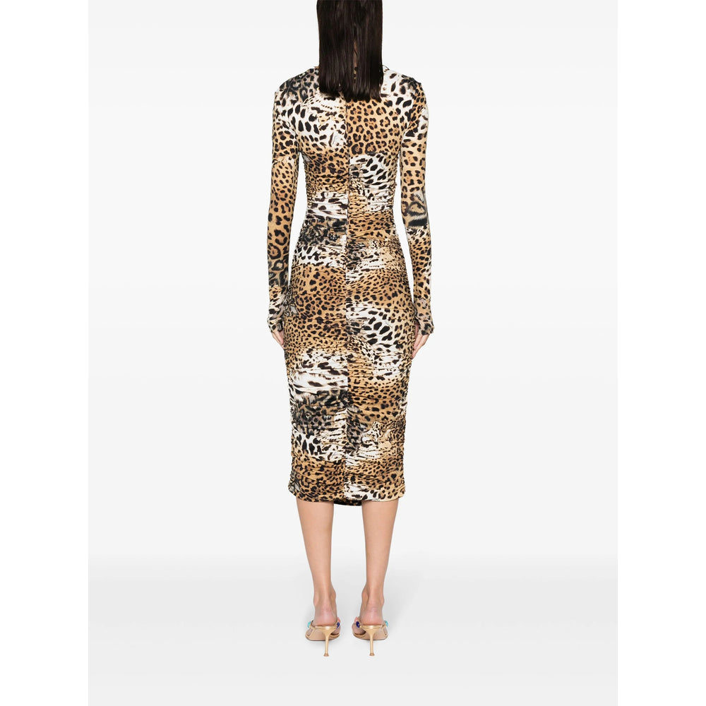Jaguar Print Bodycon Dress