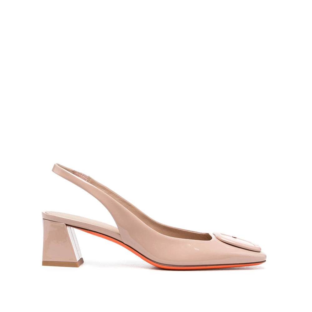 Powder Pink Patent Heel