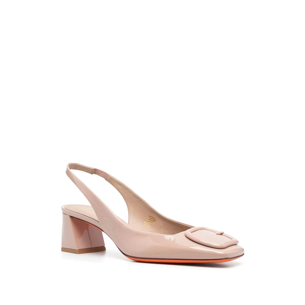 Powder Pink Patent Heel