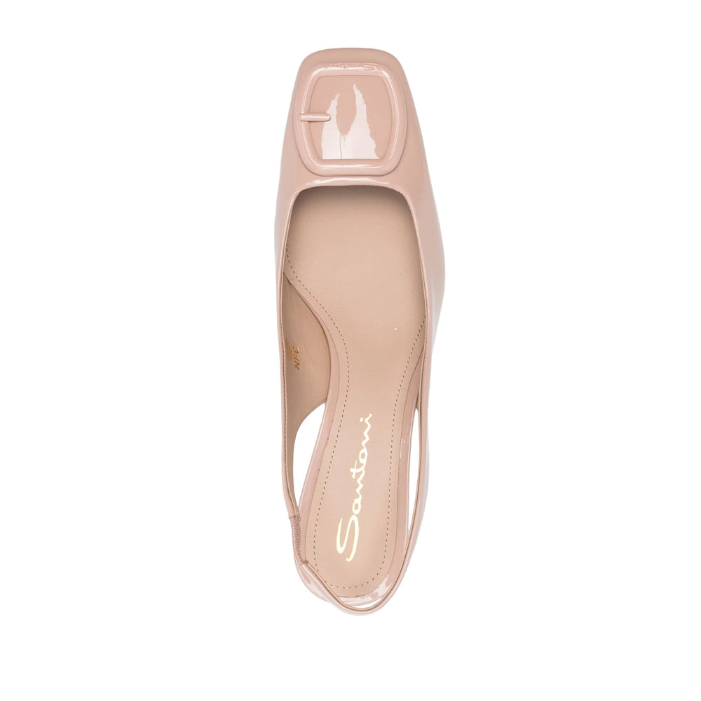 Powder Pink Patent Heel