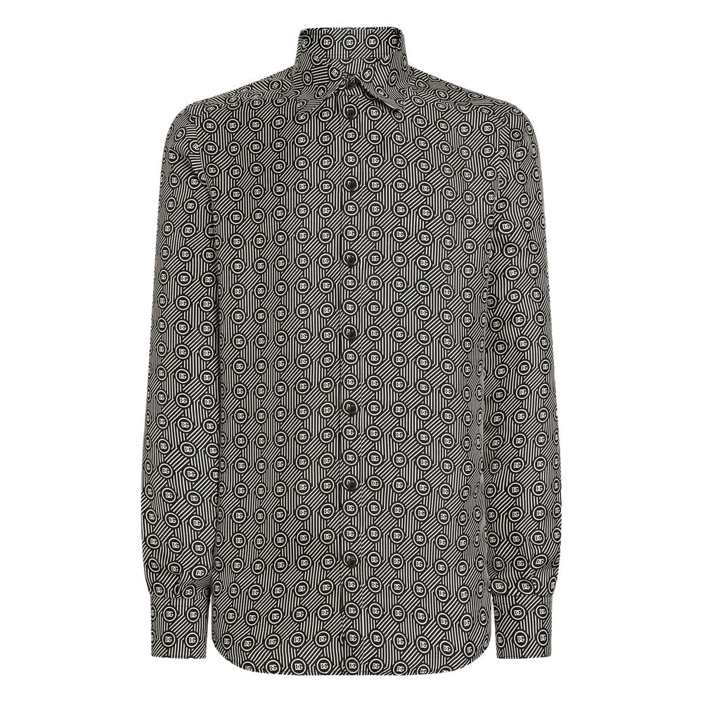 Crisscross Silk Shirt