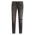 Distressed Grey Rugged Jeans