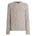 Soft Beige Speckle Crew Sweater