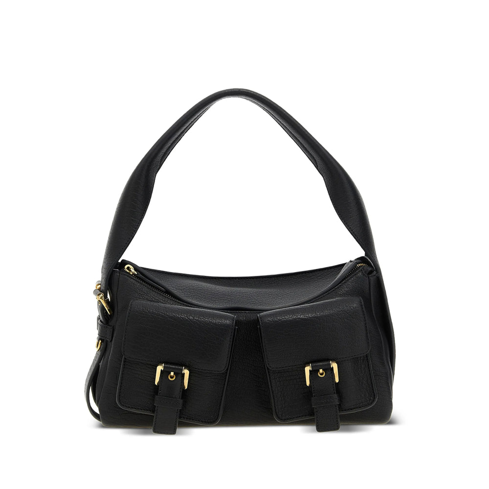 Sleek Black Zip Bag