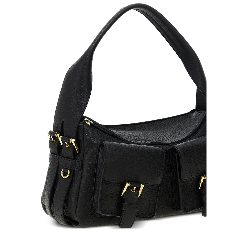 Sleek Black Zip Bag