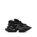 Black Calf Leather Logo Boot