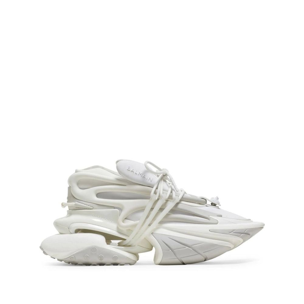 Debossed Leather Panel Sneaker