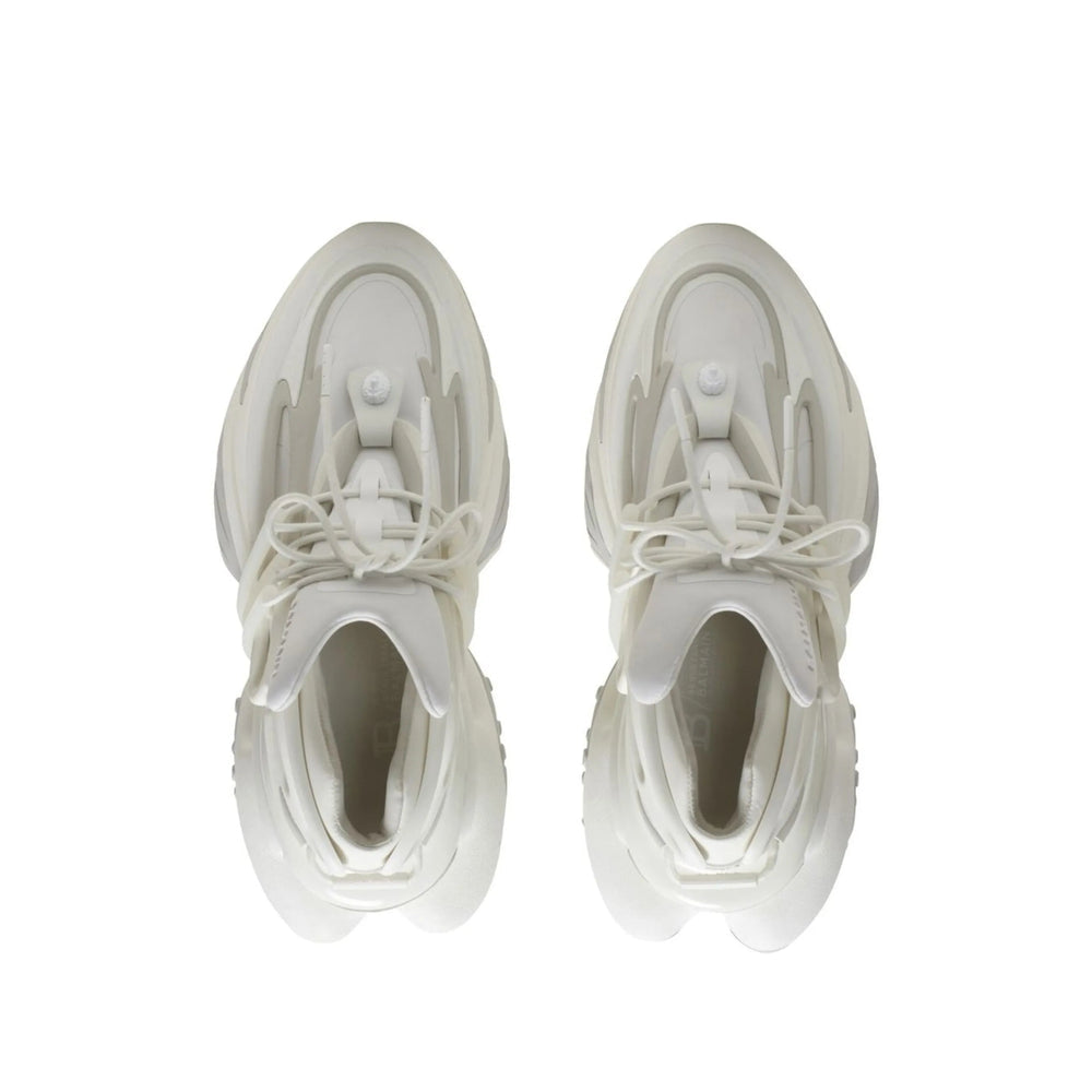 Debossed Leather Panel Sneaker