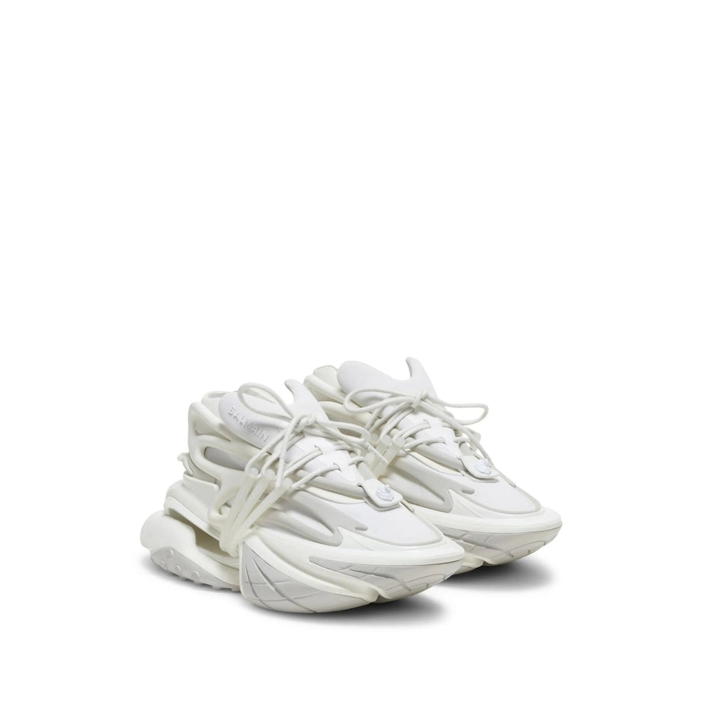 Debossed Leather Panel Sneaker